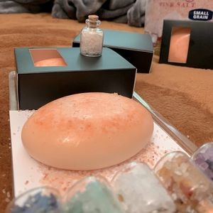 Pink/orange Himalayan salt soap ✨
